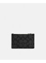 【SALE/62%OFF】COACH OUTLET 【公式】ジップ カード ケース・シグネチャー キャンバス コーチ アウトレット 財布・ポーチ・ケース 名刺入...