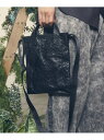 MAISON SPECIAL Aluminum Bonded Leather Mini Shoulder Bag メゾンスペシャル バッグ ショルダーバッグ ブラック【送料無料】