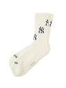 【SALE/30%OFF】JUNRED ROSTER SOX*MLB TEAM 3LOGO SOCKS ジュンレッド 靴下・レッグウェア 靴下 ホワイト【RBA...