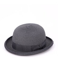 CA4LA PAPER BRAID BOWLER HAT カシラ 帽子 ハット ブラック ホワイト【送料無料】