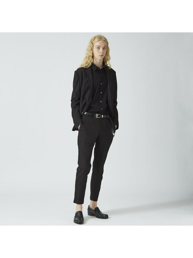 5351POUR LES HOMMES ノンステッチ ジャージ カジュアルドレスシャツ ゴーサンゴーイチプールオム トップス シャツ・ブラウス ブラック ホワイト【送料無料】