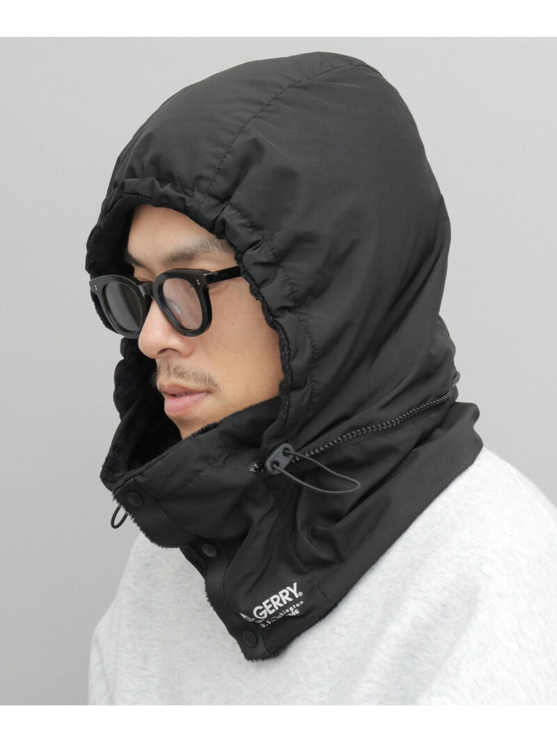GERRY タフタ 2WAY フロントスナップ フードネックウォーマー エー.エム.エス. ファッション雑貨 マフ..