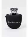 St ANDREWS テディベアマレット型用パターカバー (UNISEX) セントアンドリュース スポーツ・アウトドア用品 ゴルフグッズ ブラック ホワイト【送...