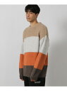 【SALE/58%OFF】LAKOLE カラーブロックニットプルオーバー ラコレ トップス ニット ブルー ブラウン ブラック【RBA_E】