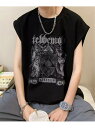 【SALE/68%OFF】NOWLE NOWLE/(M)【NOWLE】ルーズシルエット フロントロゴ ノースリーブTシャツ チェルカ トップス ノースリーブ・タ...