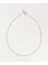 UNITED ARROWS green label relaxing <PHILIPPE AUDIBERT>Duren チェーン ネックレス ユナイテッドアローズ グリーンレーベルリラクシング アクセサリー・腕時計 ネックレス シルバー【送料無料】