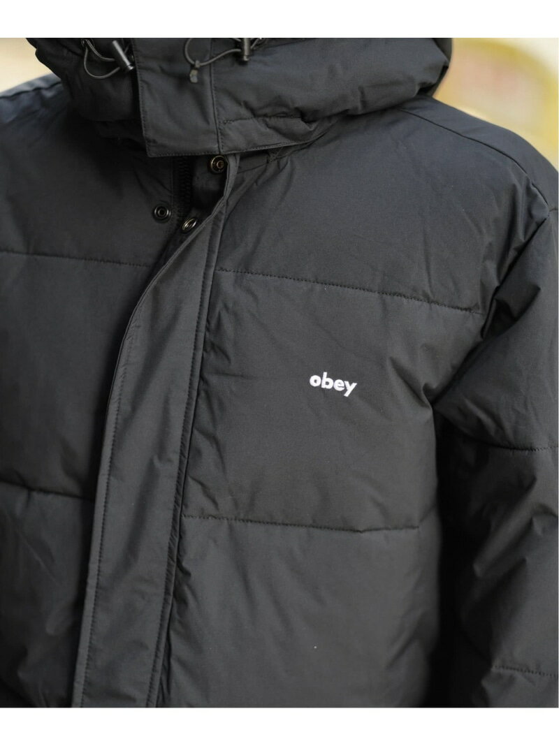 【SALE/30%OFF】JOINT WORKS OBEY / オベイ BRUNSWICK PUFFER ジョイントワークス ジャケット・アウター ブルゾン・ジャンパー ブラック【RBA_E】【送料無料】