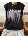 【SALE/71%OFF】NOWLE NOWLE/(M)【NOWLE】ルーズシルエット フロントロゴ ノースリーブTシャツ チェルカ トップス ノースリーブ・タ...