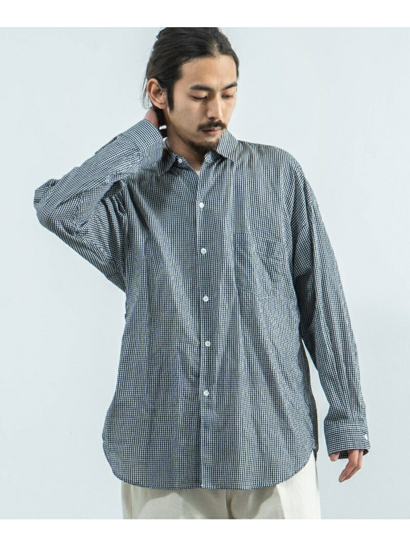 【SALE／60%OFF】RD.Ghost RD.Ghost/(M)ブロード ビッグシャツ ロッキーモンロー トップス シャツ・ブラウス ブラック グレー ブラウン ブルー ネイビー ベージュ ホワイト【RBA_E】