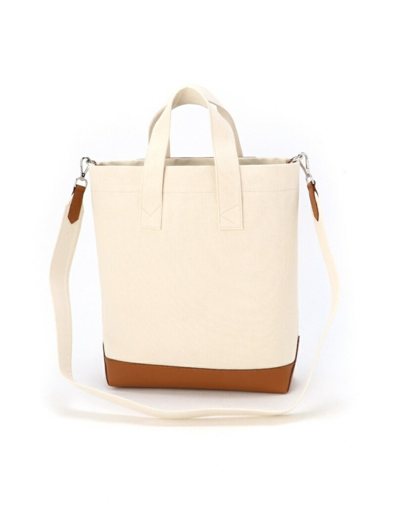 MAISONKITSUNEMAISONKITSUNE/(U)LEATHERamp;COTTONN/STOTEメゾンキツネバッグトートバッグブラウン【送料無料】