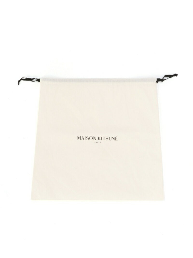 MAISONKITSUNEMAISONKITSUNE/(U)LEATHERamp;COTTONN/STOTEメゾンキツネバッグトートバッグブラウン【送料無料】