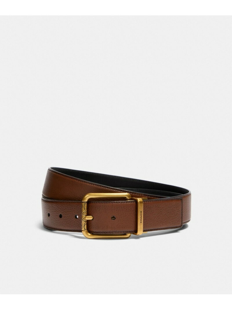 【SALE/60%OFF】COACH OUTLET 【公式】スクエア ローラー バックル カット トゥ サイズ リバーシブル ベルト・38MM コーチ アウトレット ファッション雑貨 ベルト ブラウン【RBA_E】【送料無料】
