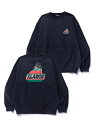 XLARGE SCARY NIGHT OG CREWNECK SWEATSHIRT エクストララージ トップス スウェット・トレーナー パープル ブラック【先行予約】*【送料無料】
