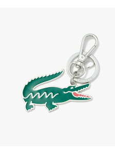 LACOSTE クイーポ ワニロゴメタルプレートキーホルダー_1 ラコステ ファッション雑貨 チャーム・キーチェーン グリーン【送料無料】