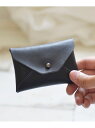 Fun&Daily F&D:Cow Leather Card Case ファンアンドデイリー 財布・ポーチ・ケース 名刺入れ・カードケース レッド ピンク ホワ...