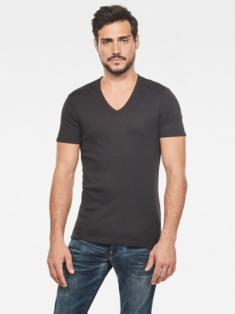 G-Star RAW yVbvzBasic V-Neck T 2-Pack/2g|CgST W[X^[D gbvX Jbg\[ETVc ubNyz