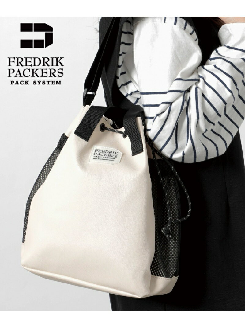 【SALE／3 OFF】FREDRIK PACKERS FREDRIK PACKERS/【SETUP7 別注 】BLOOM SHOULDER ECO LEATHER 2WAY 巾着ショルダーバッグ A4ドキュメントや13inch以下のノートPCが収納可能 フレドリックパッカーズ 24SS ユニセックス セットアップセ【RBA_E】【先行予約】 【送料無料】