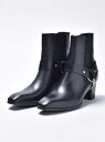 【SALE/28%OFF】endevice endevice レザーサイドゴアリングブーツ シュベック シューズ・靴 ブーツ ブラック ホワイト【RBA_E】【...