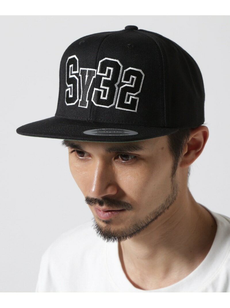 ROYAL FLASH SY32 by SWEET YEARS/BIG LOGO SNAPBACK CAP CtbV Xq ̖̑Xq ubN O[yz