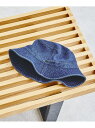 【SALE/50%OFF】UNITED ARROWS green label relaxing GLR デニム バケット ハット ユナイテッドアローズ グリーン...
