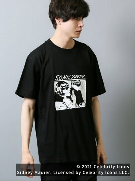 semanticdesign sonic youth 綿 クルー半袖Tシャツ Vol.1 タカキュー カットソー Tシャツ ブラック ベージュ パープル