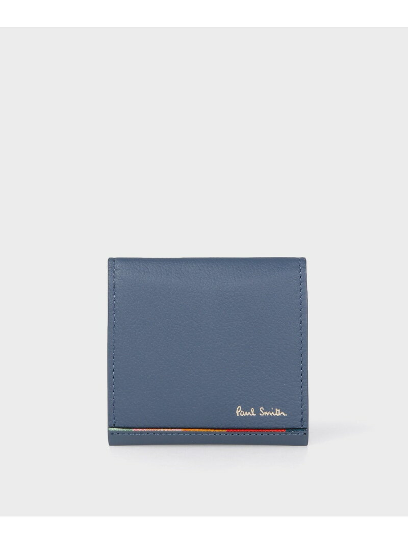 【SALE／30%OFF】Paul Smith 【公式】レイヤードストライプ コインケース ポール・スミス　アウトレット 財布・ポーチ・ケース コインケース・小銭入れ・札入れ ネイビー ブラウン【RBA_E】【送料無料】