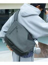 【SALE/35%OFF】FREAK'S STORE 限定展開 ワイドストラップ ショルダーバッグ 25SS フリークスストア バッグ ショルダーバッグ グレー ブラック【RBA_E】