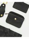 BEAMS PLUS ARTS & CRAFTS / ELBAMATT TWIN PURSE ビームス メン 財布・ポーチ・ケース 財布 ブラック ブラウン【送料無料】