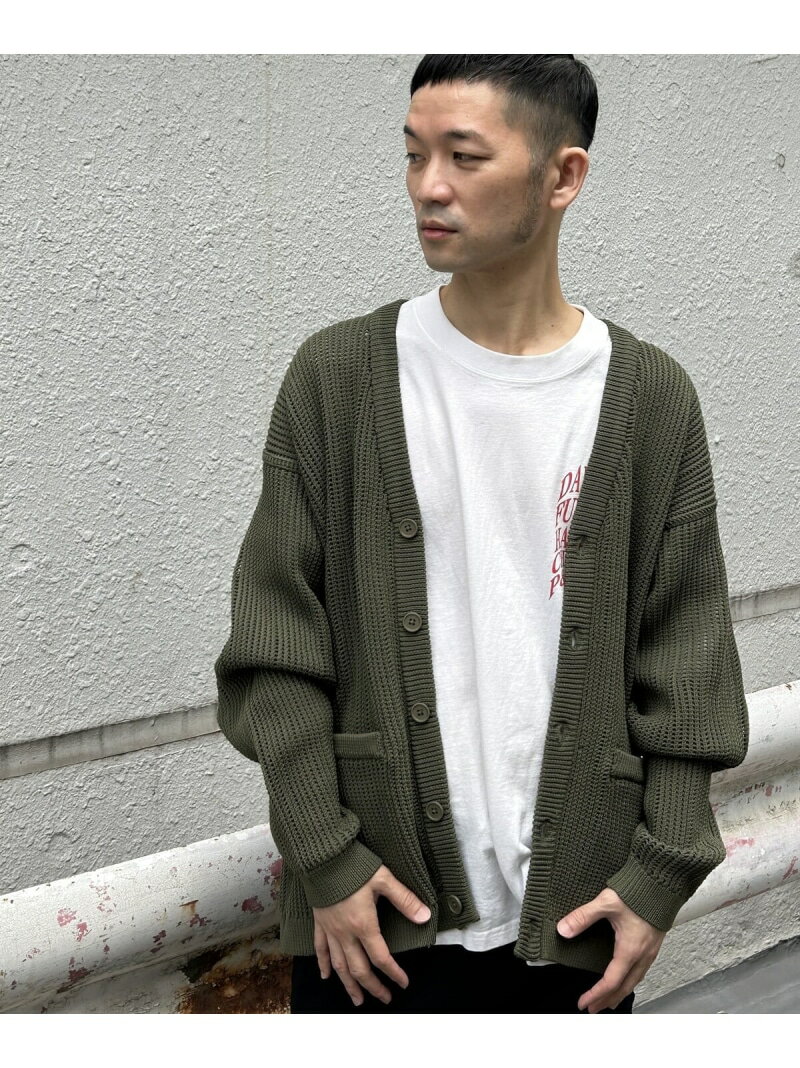 【SALE/55%OFF】Purple&Yellow 【セットアイテム】 メッシュ カーディガン+ Tシャツ コムサイズム トップス カーディガン ホワイト オ...