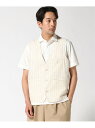 【SALE/50%OFF】CROCODILE (M)ストライプ柄 ベスト【吸汗速乾】 クロコダイル トップス ベスト・ジレ グレー ベージュ【RBA_E】【送料...