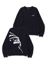 XLARGE OG CREWNECK KNIT XLARGE エクストララージ トップス ニット ネイビー ブラック【先行予約】*【送料無料】