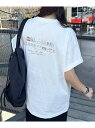 Discoat 【ユニセックス】グローサリーバックプリントTシャツ ディスコート トップス カットソー・Tシャツ ホワイト【送料無料】