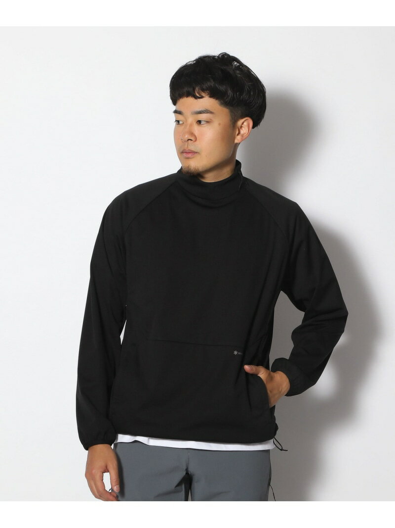 Snow Peak Lightweight Softshell Pullover Xm[s[N gbvX ̑̃gbvX ubN O[ u[yz