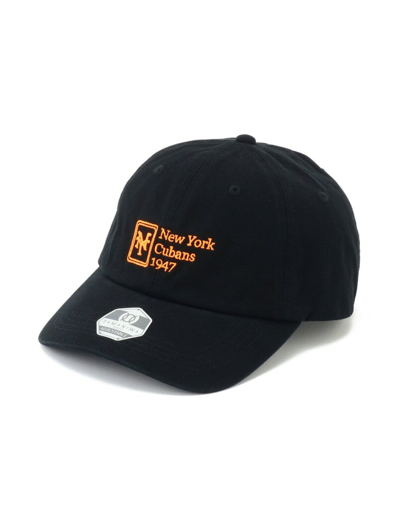 JUNRed 【TAMANIWA*NEGRO LEAGUE/タマニワ*ニグロリーグ】NL LOGO CAP ジュンレッド 帽子 キャップ カーキグリーン ブラック レッド ネイビー【送料無料】