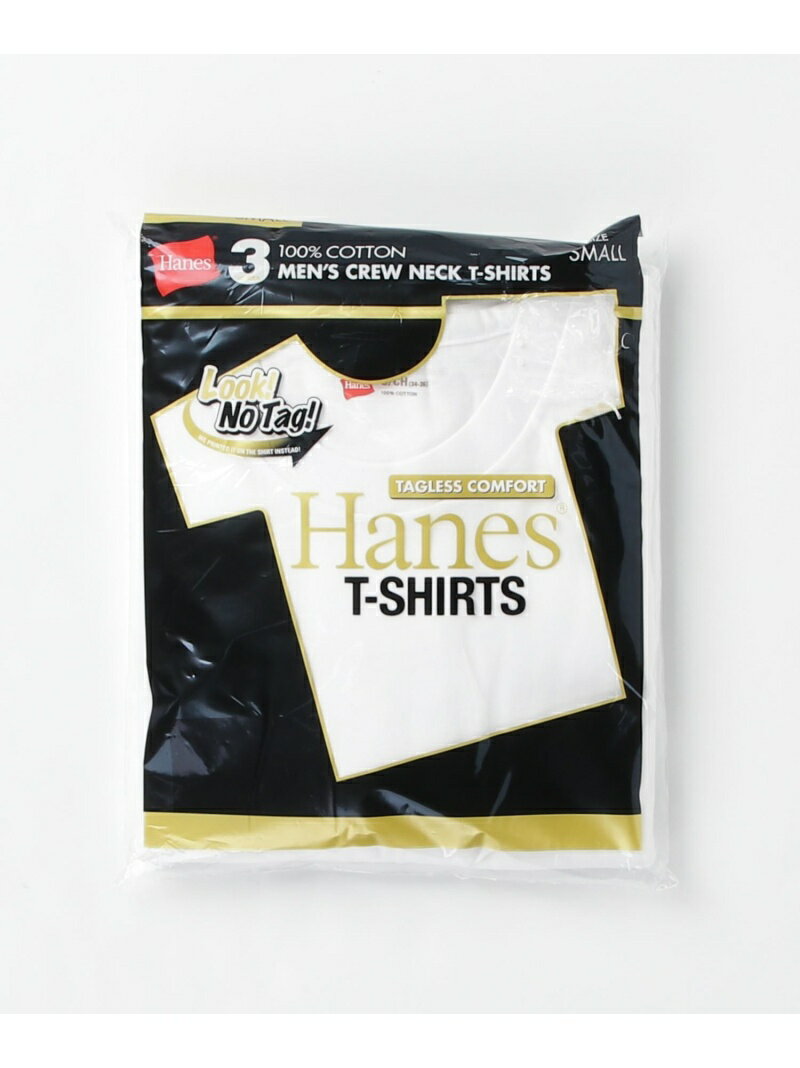 Hanes HANES/(M)パックTシャツゴールド(3P) HM2155G 010 ジーンズメイト トップス カットソー・Tシャツ ホワイト