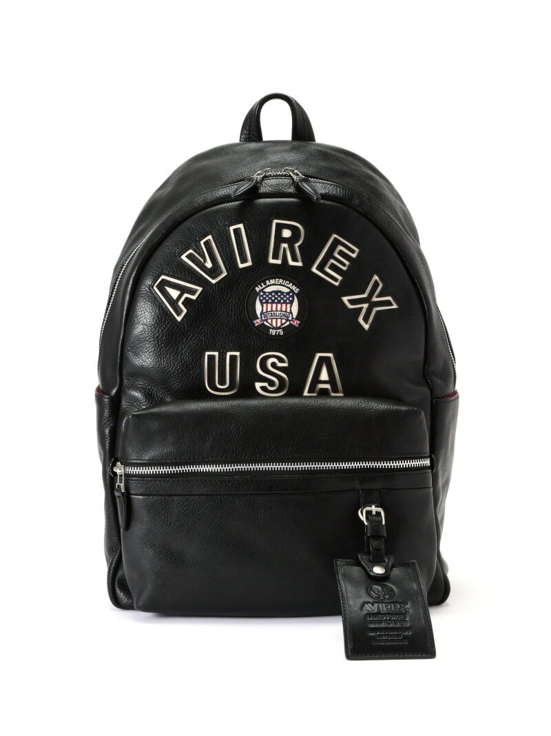 AVIREX VARSITY LEATHER DAYPACK/ o[VeBU[fCpbN /AVX5628 ABbNX obO ̑̃obO ubNyz