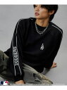 【SALE/51%OFF】PUBLUX MLB 別注スリーブロゴジャガードニット【限定展開】 24AW フリークスストア トップス ニット ブラウン ネイビー ...