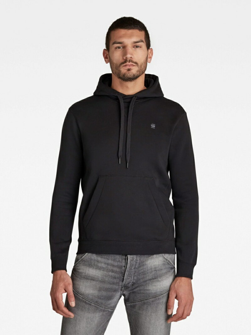 G-Star RAW 【公式ショップ】PREMIUM CORE HOODED SWEATER/ワンポイントロゴパーカー ジースターロゥ ..