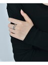 H.O.V H.O.V/PRISM CHAIN RING/プリズム チェーンリング フォブ アクセサリー・腕時計 リング・指輪 シルバー【先行予約】*【送料無料...