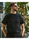 1PIU1UGUALE3 RELAX 1PIU1UGUALE3 RELAX ビッグカモジャガードTシャツ シフォン トップス シャツ・ブラウス ブラック ホワイ...