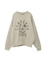 【SALE/40%OFF】CONVERSE TOKYO PIGMENT DYE DISTRESSED PANDA SWEAT コンバーストウキョウ トップス スウェット・トレーナー ベージュ ブルー ブラック【RBA_E】【送料無料】