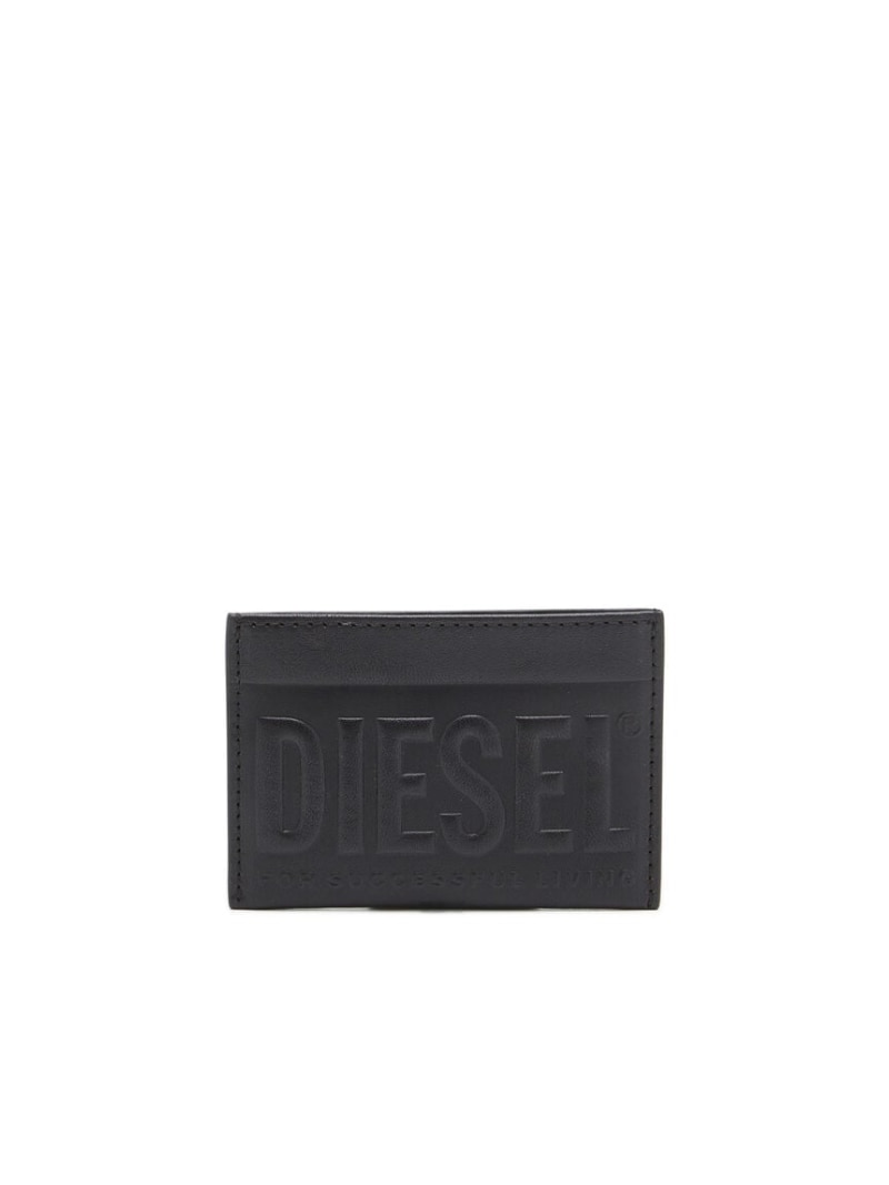 ディーゼル DIESEL メンズ カードケース DSL 3D EASY CARD HOLDER ディーゼル 財布・ポーチ・ケース 名刺入れ・カードケース ブラック【送料無料】