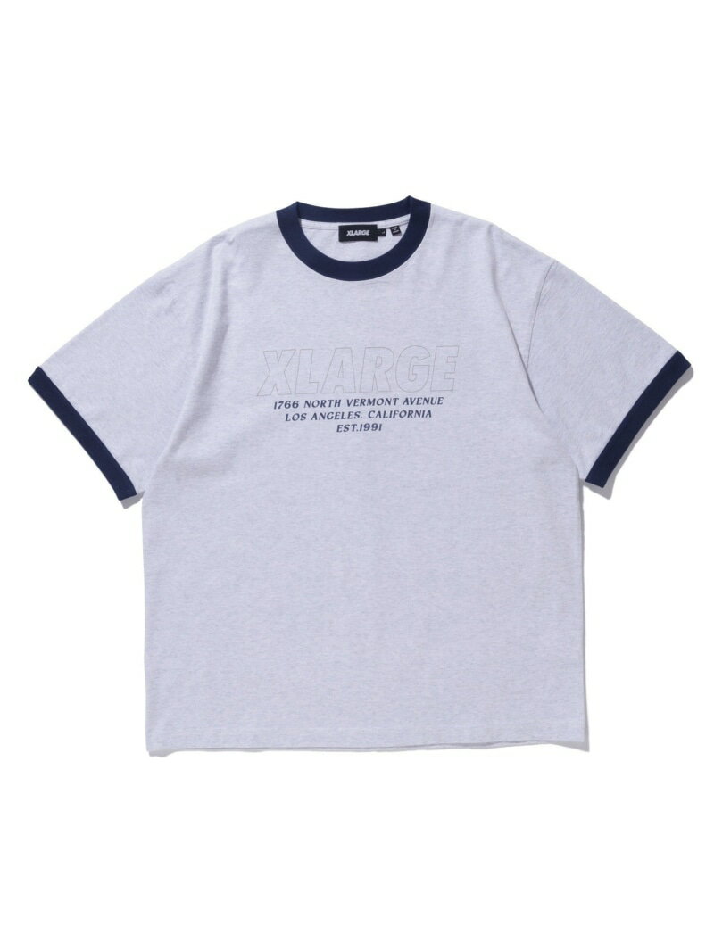 XLARGE STORE ADDRESS RINGER S/S TEE TVc XLARGE GNXg[W gbvX Jbg\[ETVc O[ ubN lCr[yz