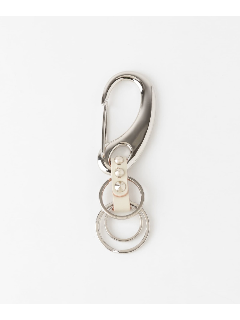 URBAN RESEARCH ITEMS Hawk Carabiner Studs KeyHolder アーバンリサーチアイテムズ ファッション雑貨 チャーム・キーチェーン ホワイト ブラック ブラウン グリーン