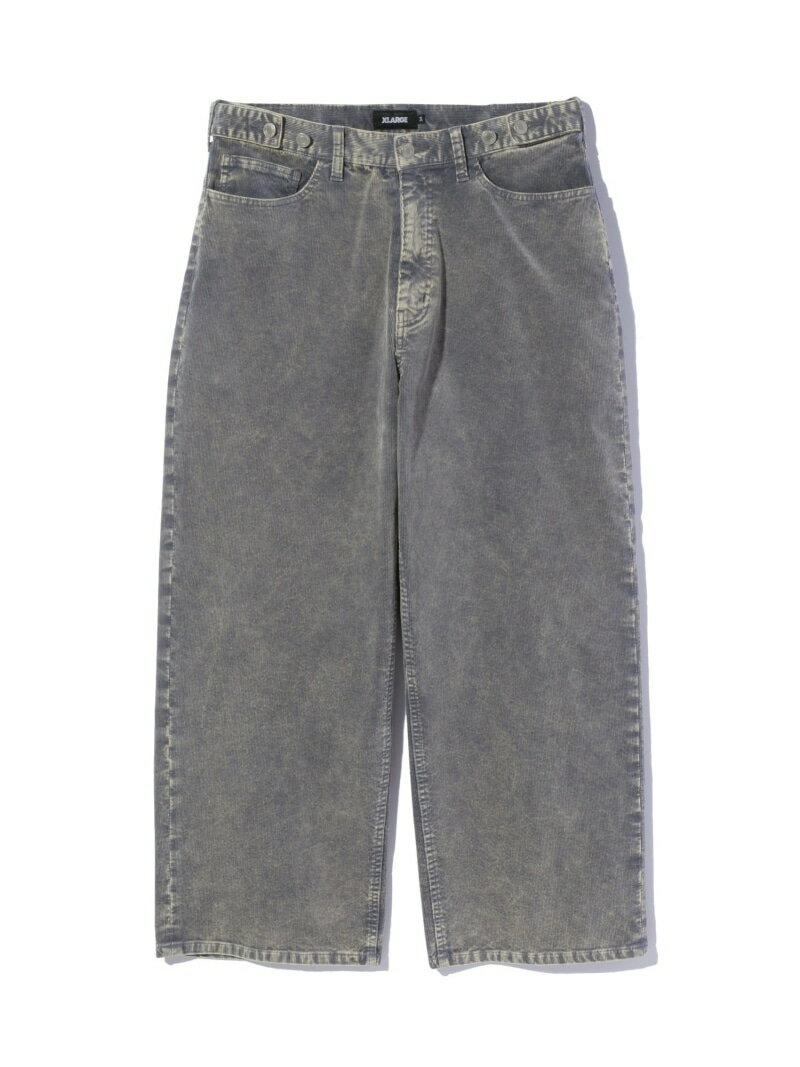 XLARGE CORDUROY BAGGY PANTS XLARGE エクストララージ パンツ その他のパンツ ブラック グレー ブラウン【送料無料】