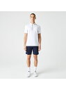 ラコステ LACOSTE リブニットカラークロックゴルフポロシャツ ラコステ トップス ポロシャツ ホワイト【送料無料】