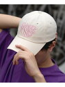 improves ハートロゴ 刺しゅう キャップ インプローブス 帽子 キャップ ホワイト ブラック パープル
