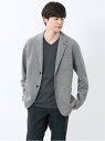 【SALE/30%OFF】m.f.editorial メランジ 裏ボーダー 2ボタンジャケット 【25SS】 メンズ アウター カットソー カジュアル ライトア...