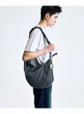SHIPS MEN City Ambient Products: クランプル ムーン ギャザーショルダー バッグ シップス バッグ ショルダーバッグ ブルー グレー ブラック【送料無料】