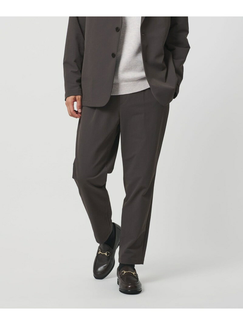 BEAUTY&YOUTH UNITED ARROWS KOMATSU PACK URK 1プリーツ テーパード パンツ NO.7 ストレッチ セットアップ対応 ...